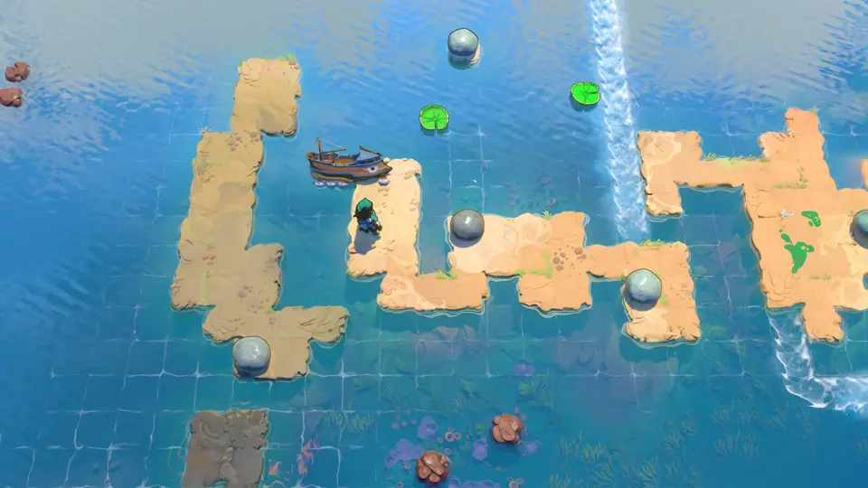 Skipping Stones puzzle 1 in game