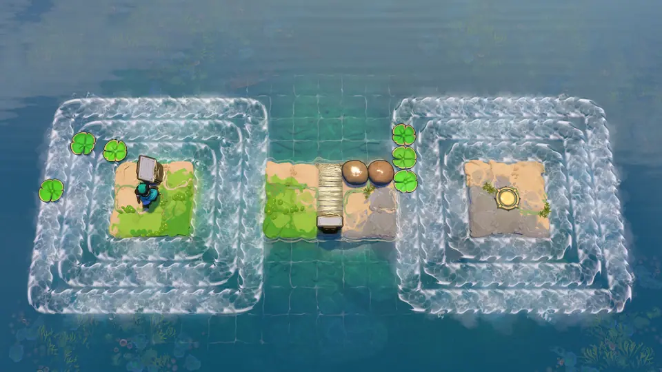 Skipping Stones puzzle 2 in game