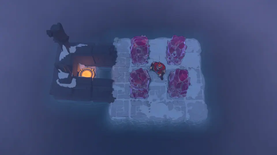 Stacks and Water puzzle 3 in game