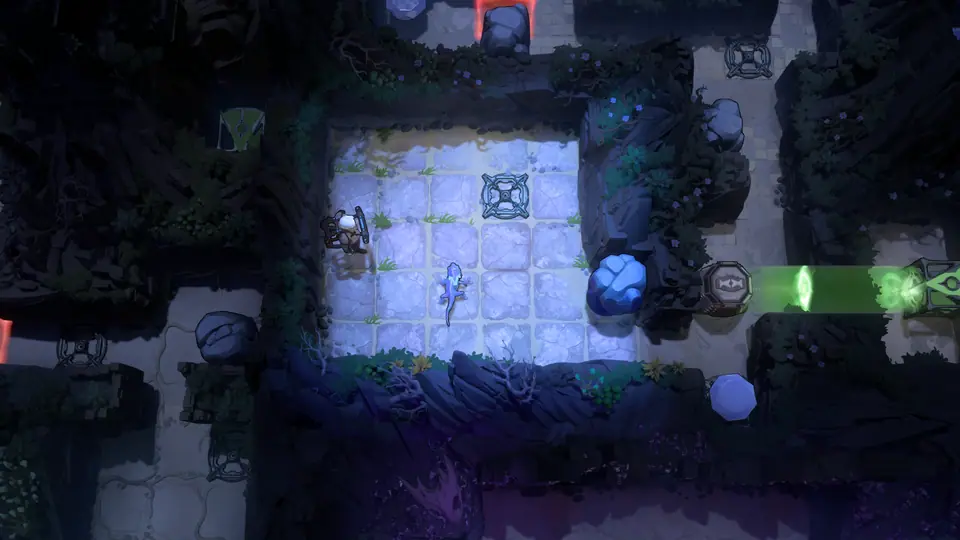 Vault of the Beamcasters puzzle 1 in game