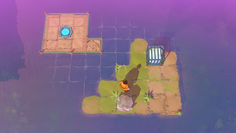 Vertical Mirrors puzzle 1 in game